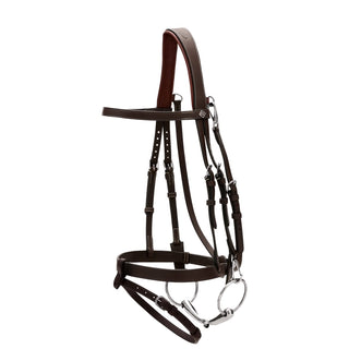 Dy'on Flat Leather Bridle w/ Snap Hooks-Working Collection