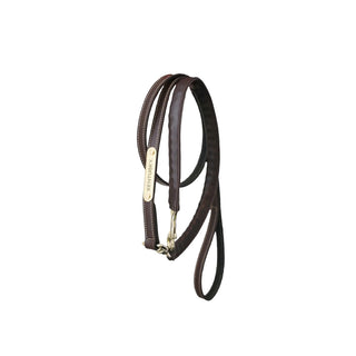 Kentucky Leather Covered Chain Lead Brown