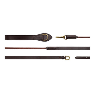 Dy'on 5/8" Leather/Nylon Draw Reins
