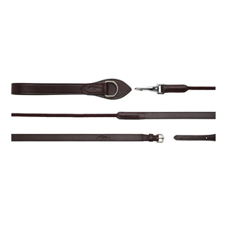 Dy'on 5/8" Leather/Nylon Draw Reins